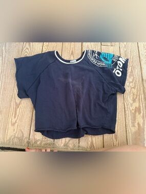 Vintage Otomix Crop Top Sweatshirt - stain on front in pic size L